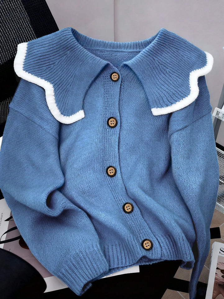 Cardigan SHEIN, albastru