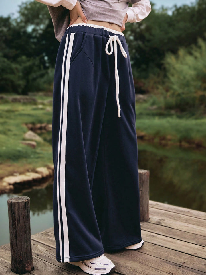 Pantaloni SHEIN, albastru