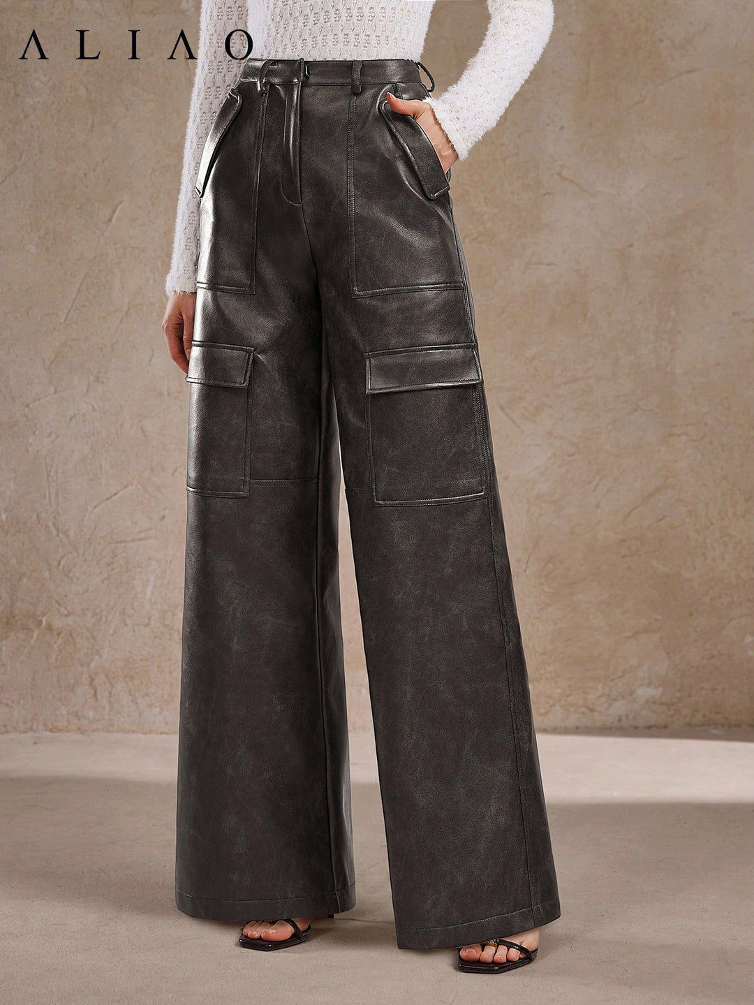 Pantaloni SHEIN, gri