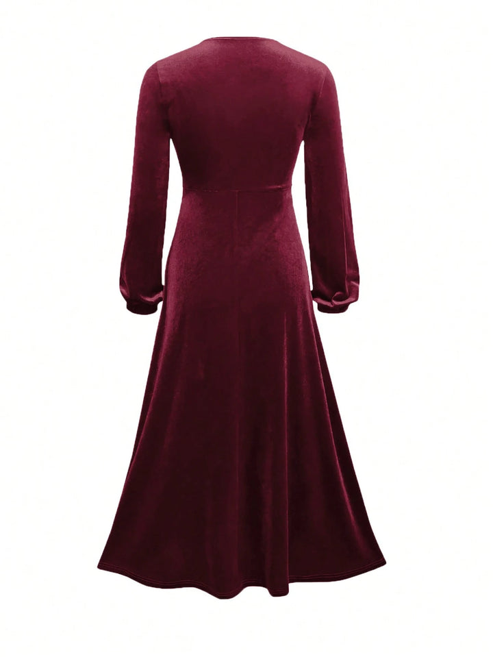 Rochie maxi SHEIN, vișiniu