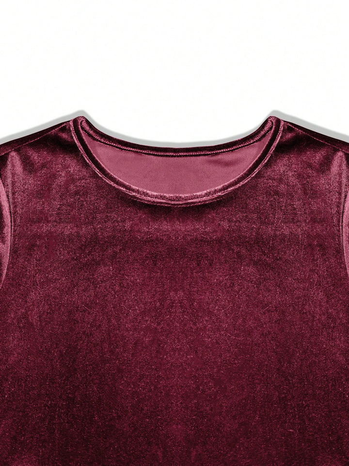 Rochie maxi SHEIN, vișiniu