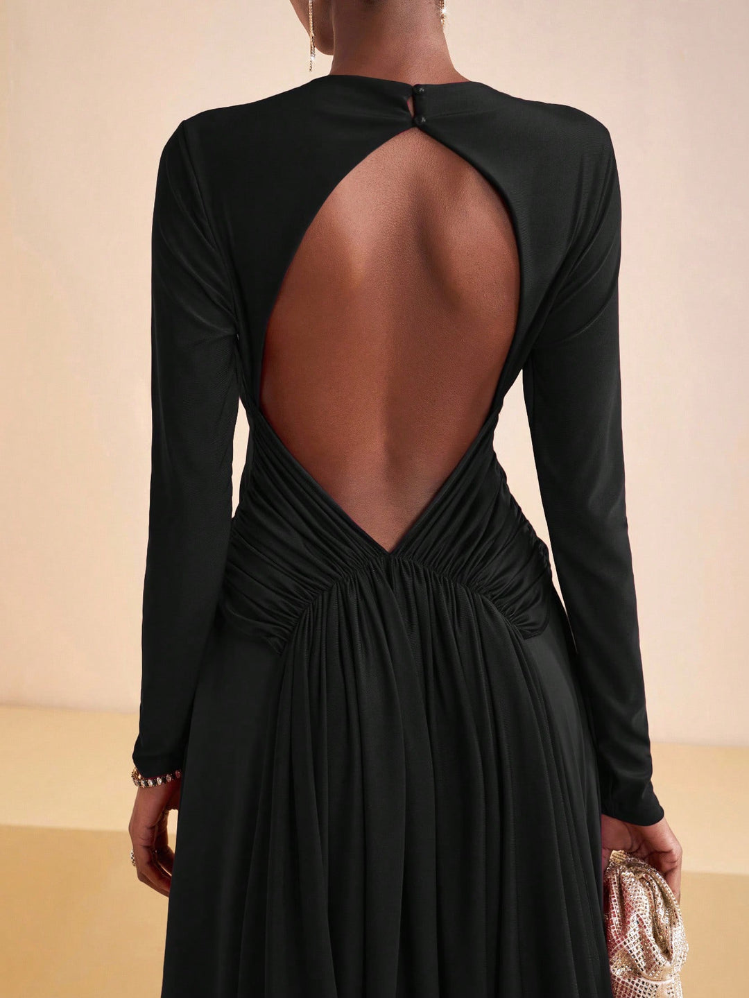 Rochie maxi SHEIN, negru