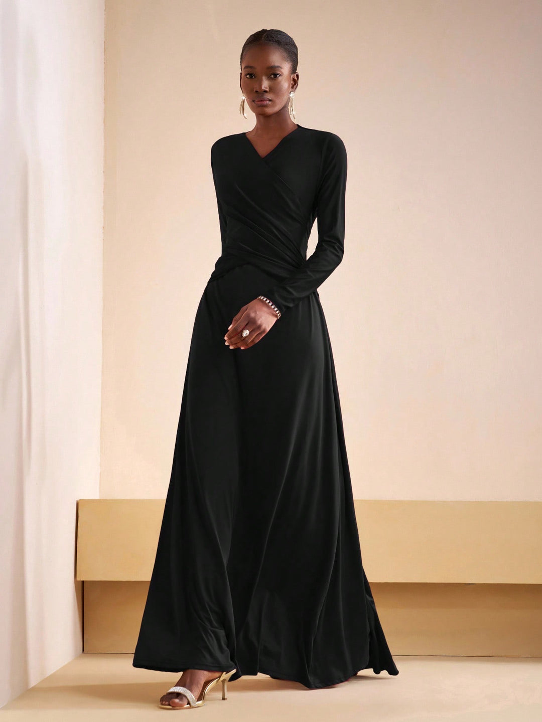 Rochie maxi SHEIN, negru
