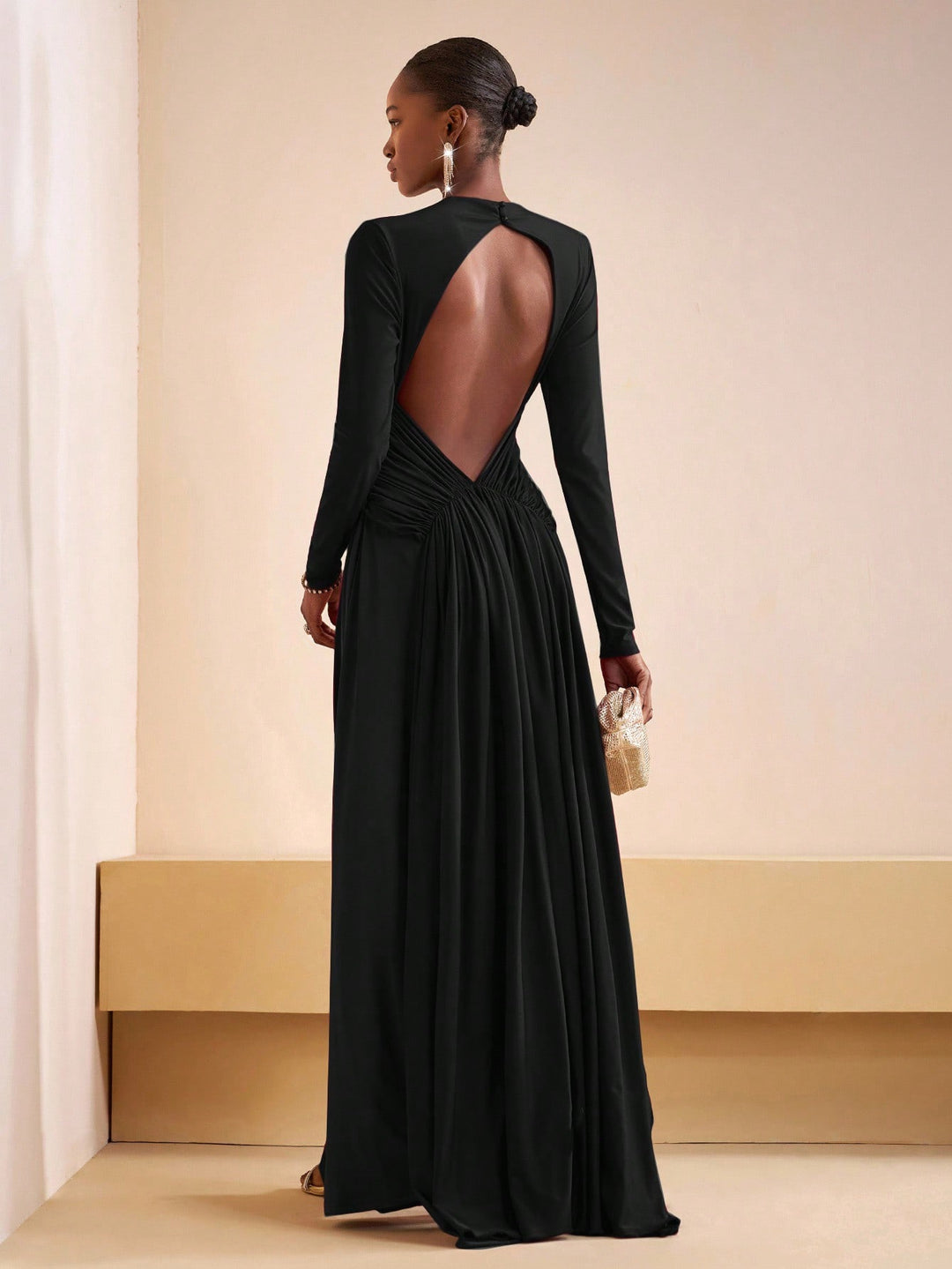 Rochie maxi SHEIN, negru