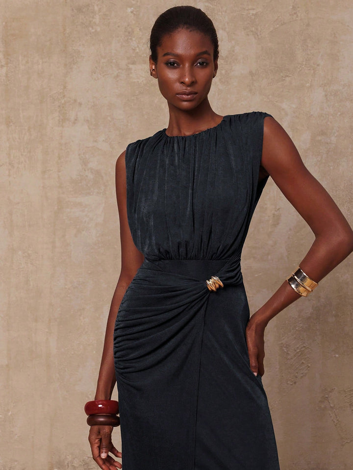 Rochie maxi SHEIN, gri