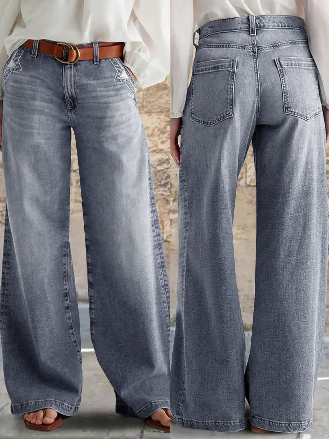 Jeans SHEIN, gri