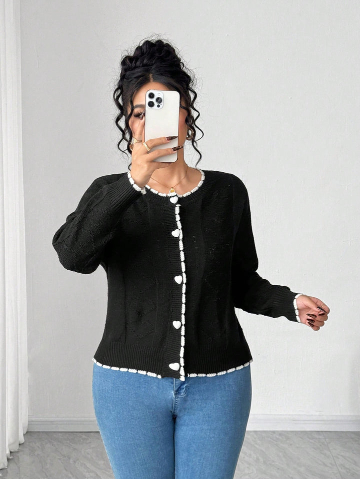 Cardigan SHEIN, negru
