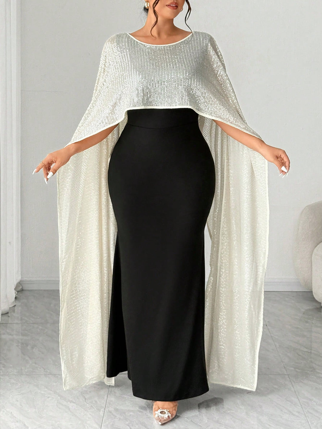 Rochie maxi SHEIN, mix culori