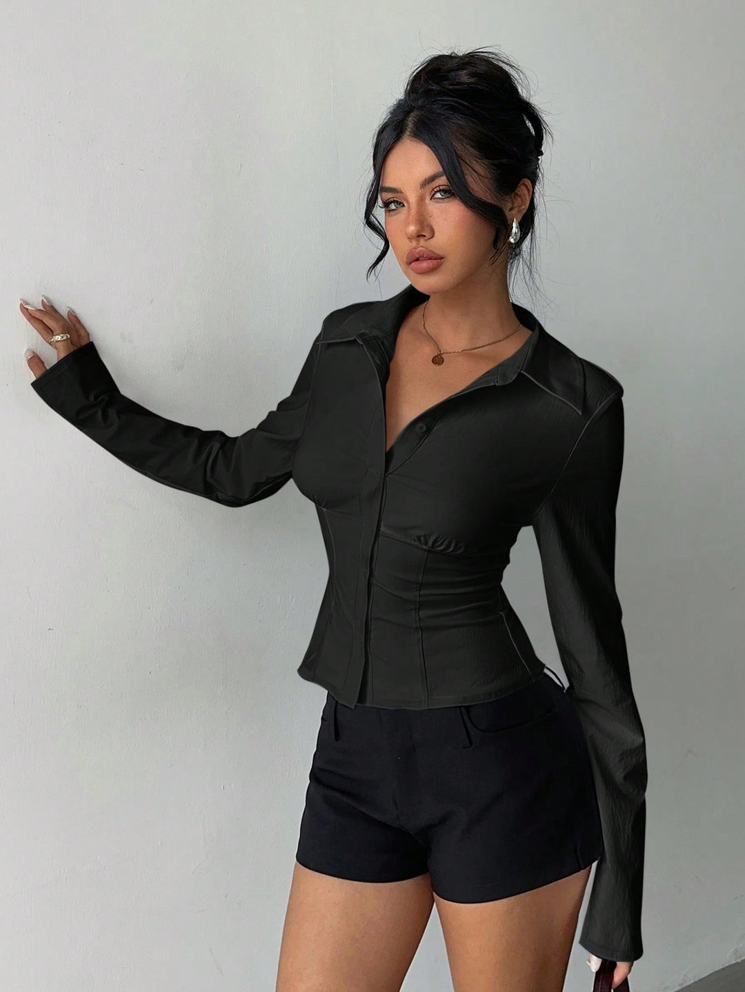 Bluza SHEIN, negru