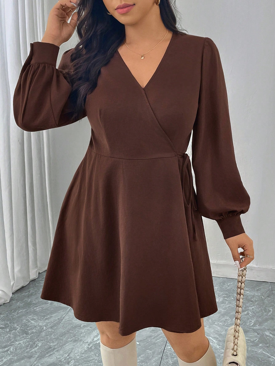 Rochie SHEIN, maro