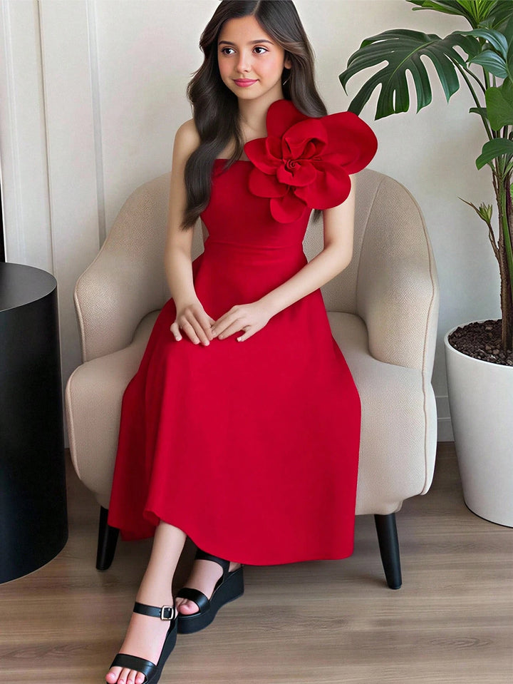Rochie maxi SHEIN, roșu