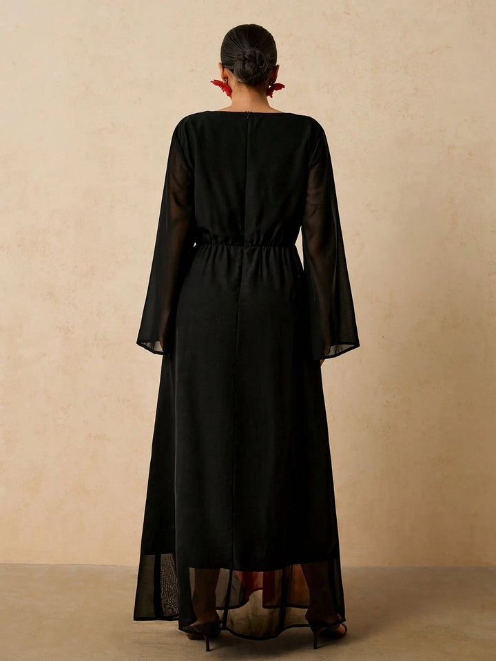 Rochie maxi SHEIN, negru