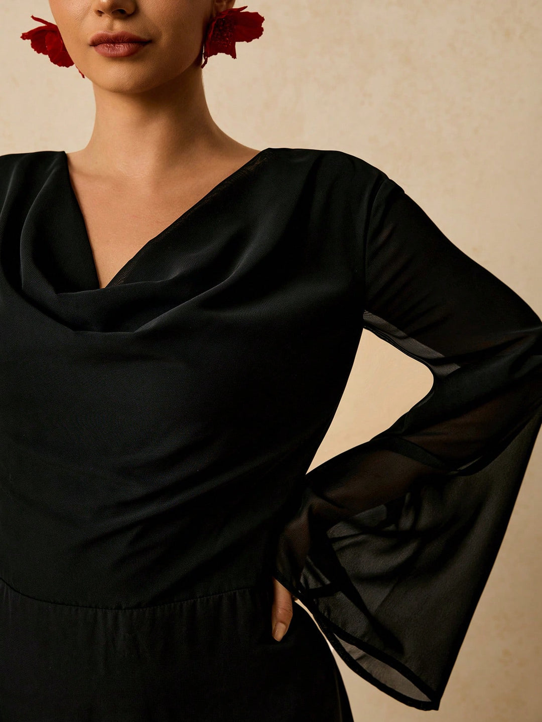Rochie maxi SHEIN, negru