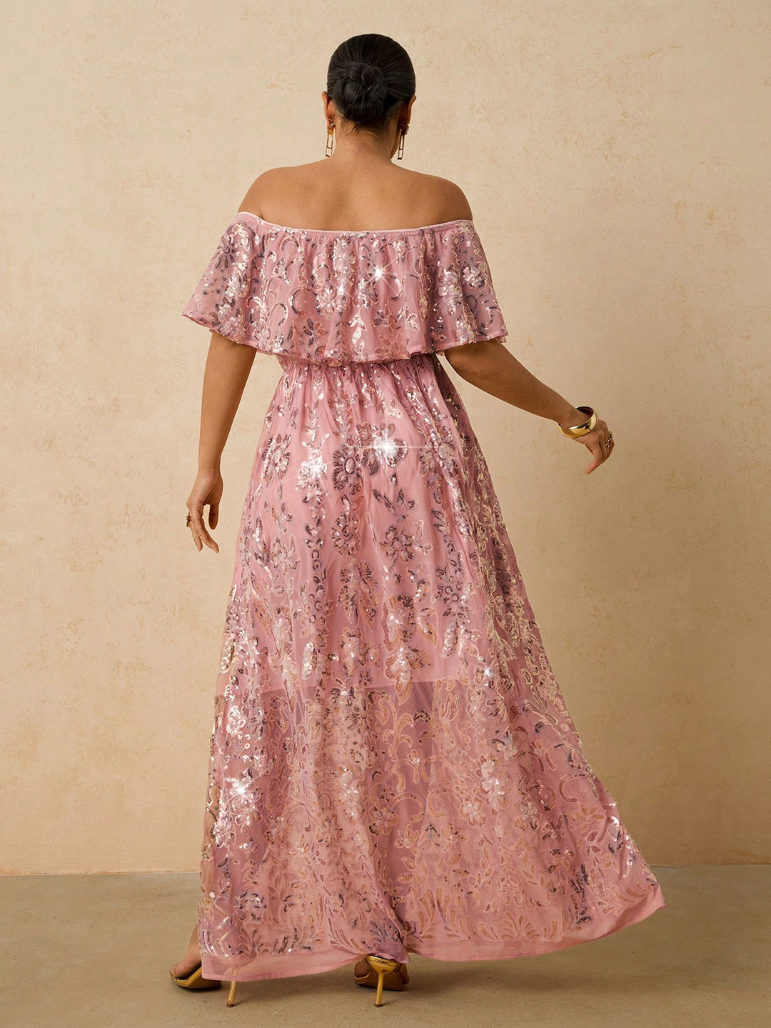 Rochie de ocazie SHEIN, roz