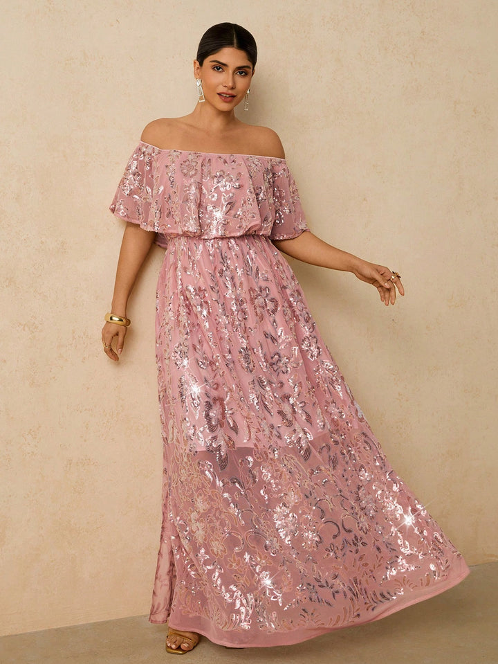 Rochie de ocazie SHEIN, roz