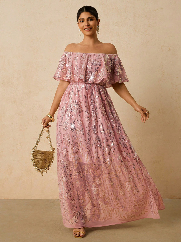 Rochie de ocazie SHEIN, roz