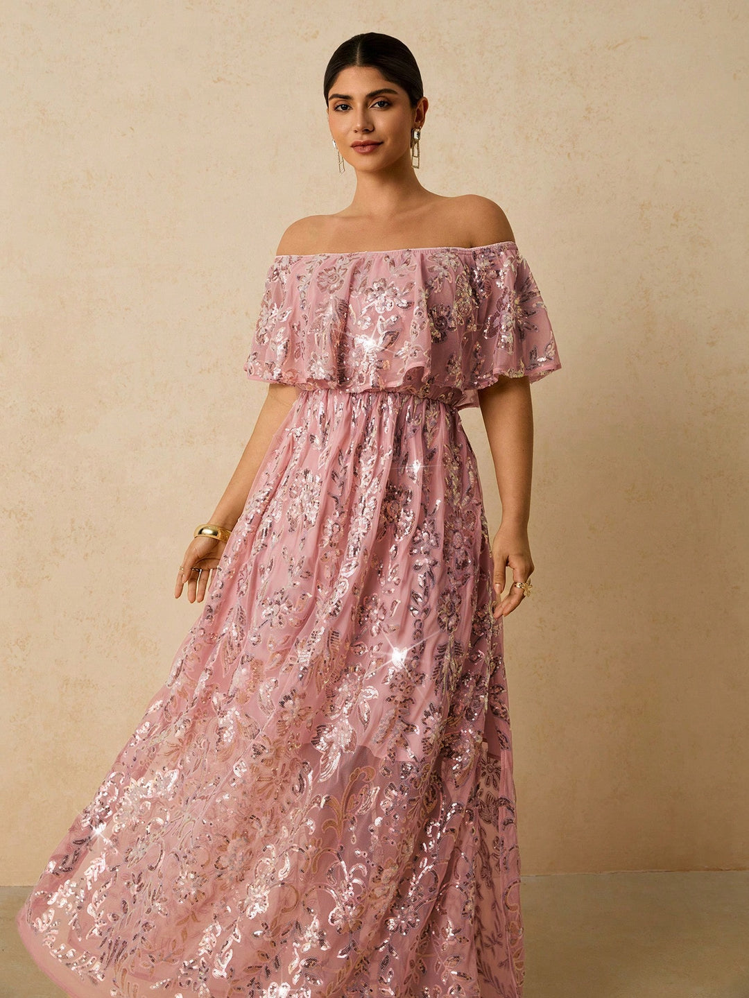 Rochie de ocazie SHEIN, roz