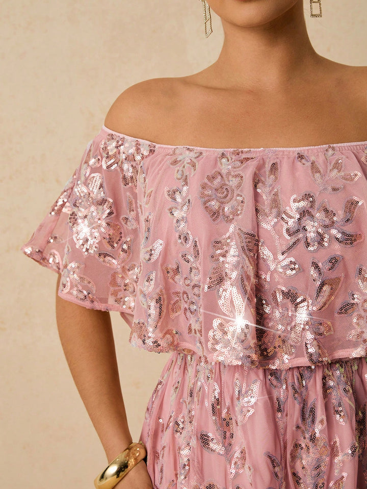 Rochie de ocazie SHEIN, roz