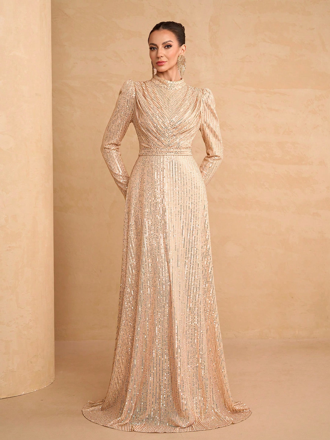 Rochie SHEIN, auriu