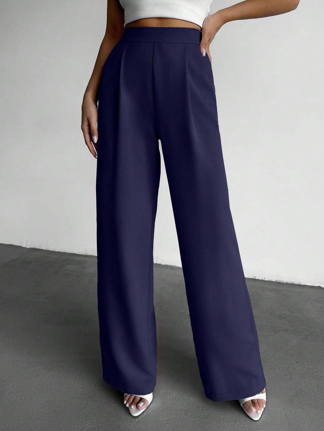 Pantaloni SHEIN, albastru