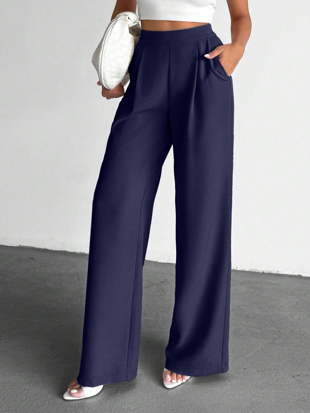 Pantaloni SHEIN, albastru