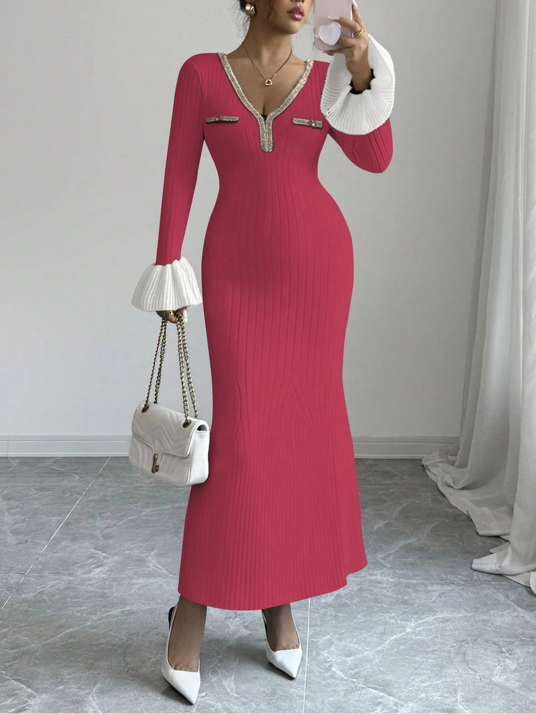 Rochie maxi Shein, mic culori