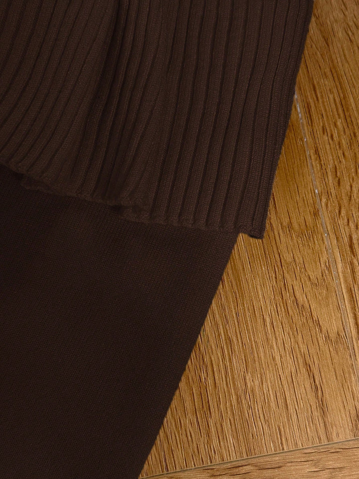 Pantaloni SHEIN, maro