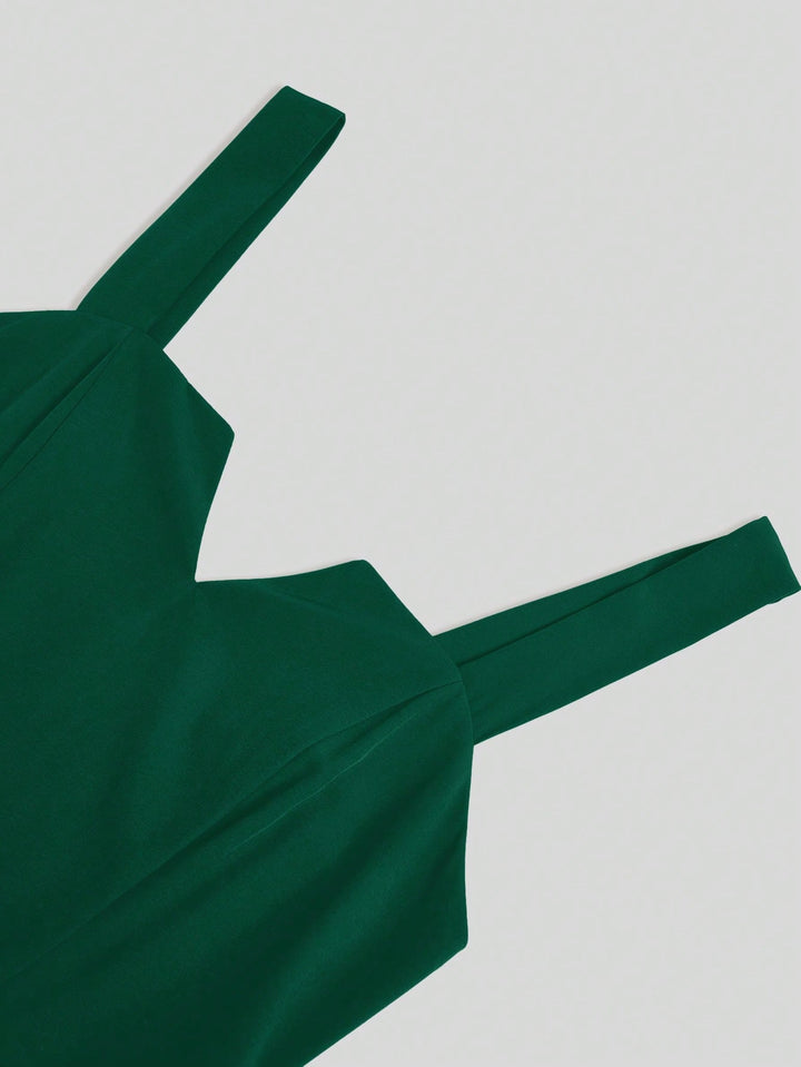 Rochie maxi SHEIN, verde