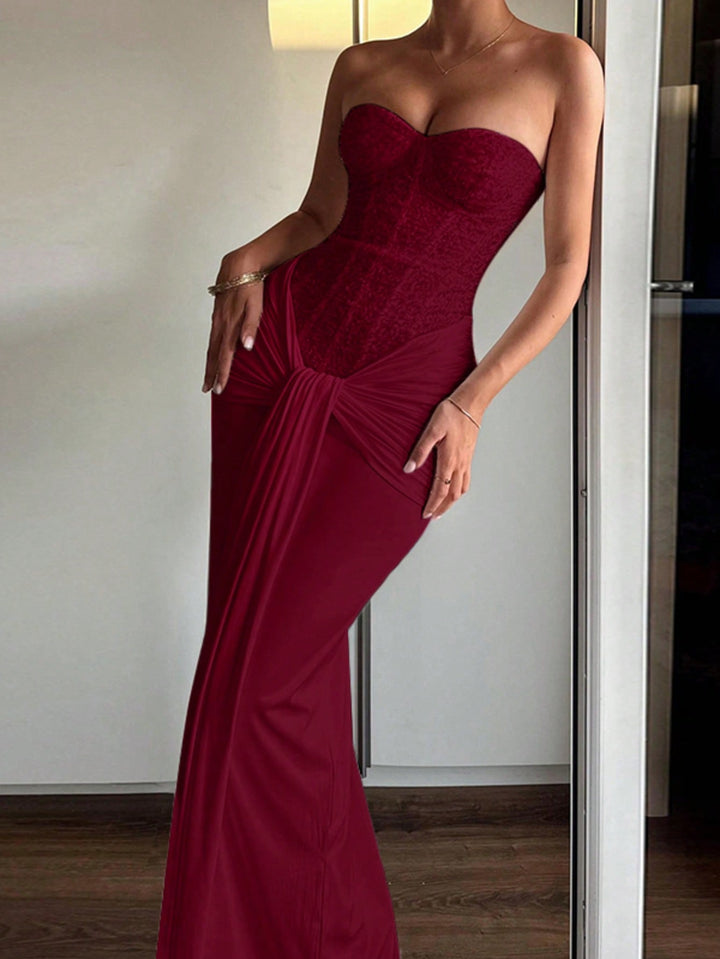 Rochie maxi SHEIN, vișiniu