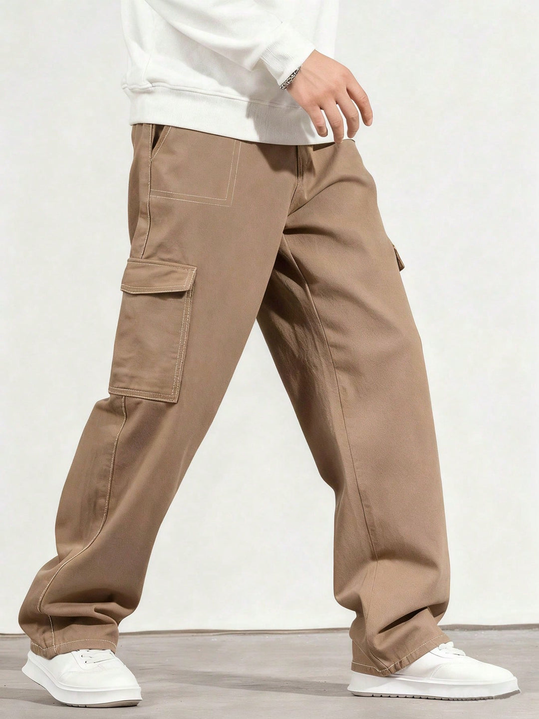 Pantaloni SHEIN, kaki
