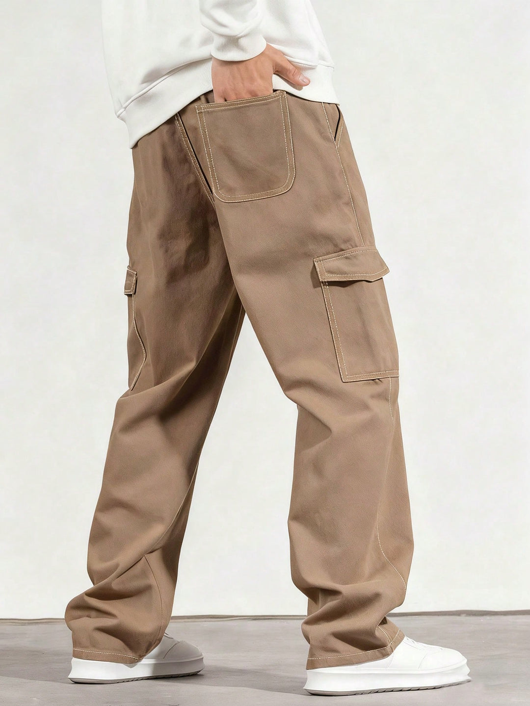 Pantaloni SHEIN, kaki