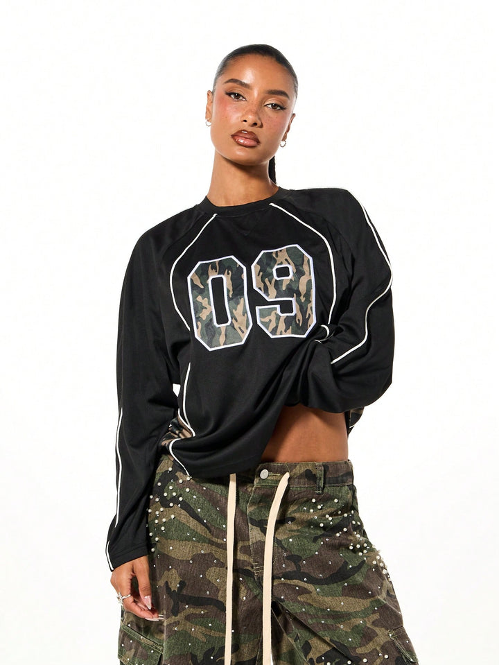 Top SHEIN, negru