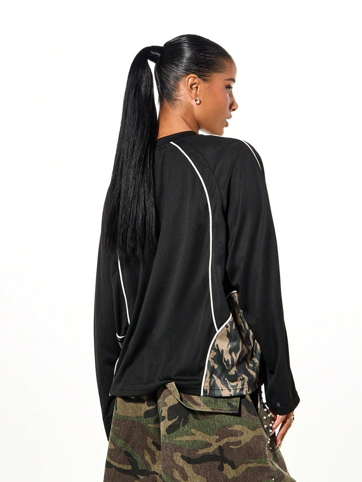 Top SHEIN, negru