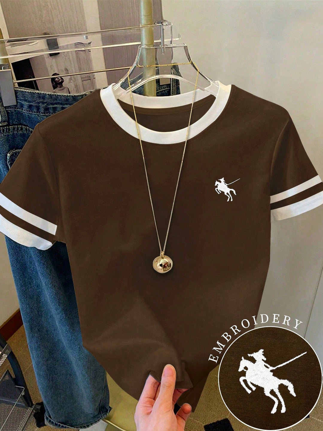 Tricou SHEIN, maro