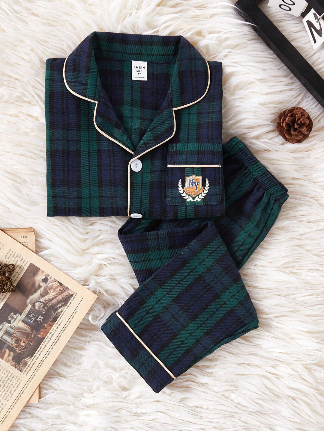 Compleu pijamale SHEIN, mix culori