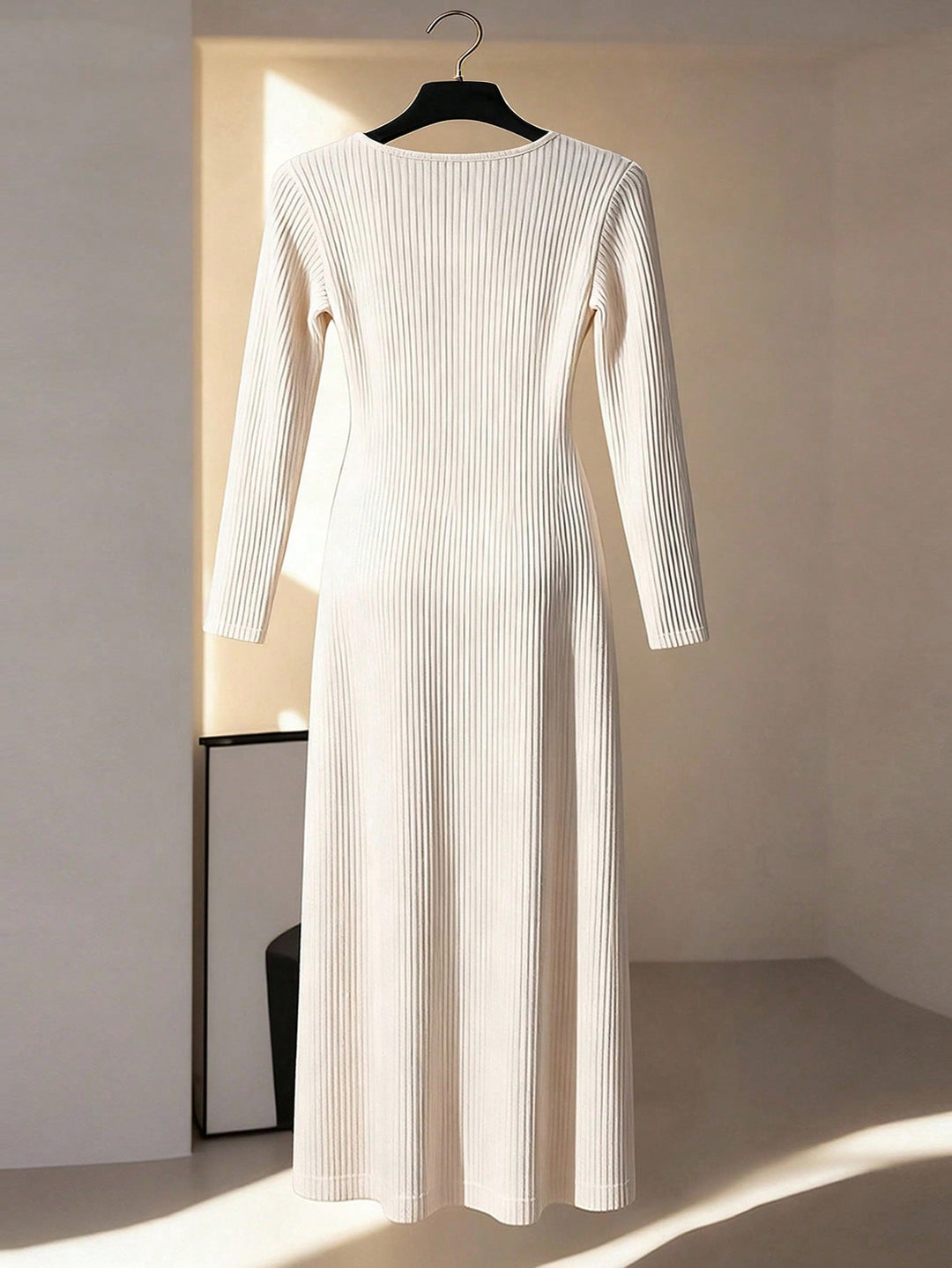 Rochie maxi SHEIN, crem
