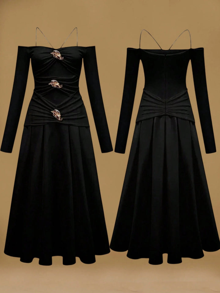 Rochie maxi SHEIN, negru