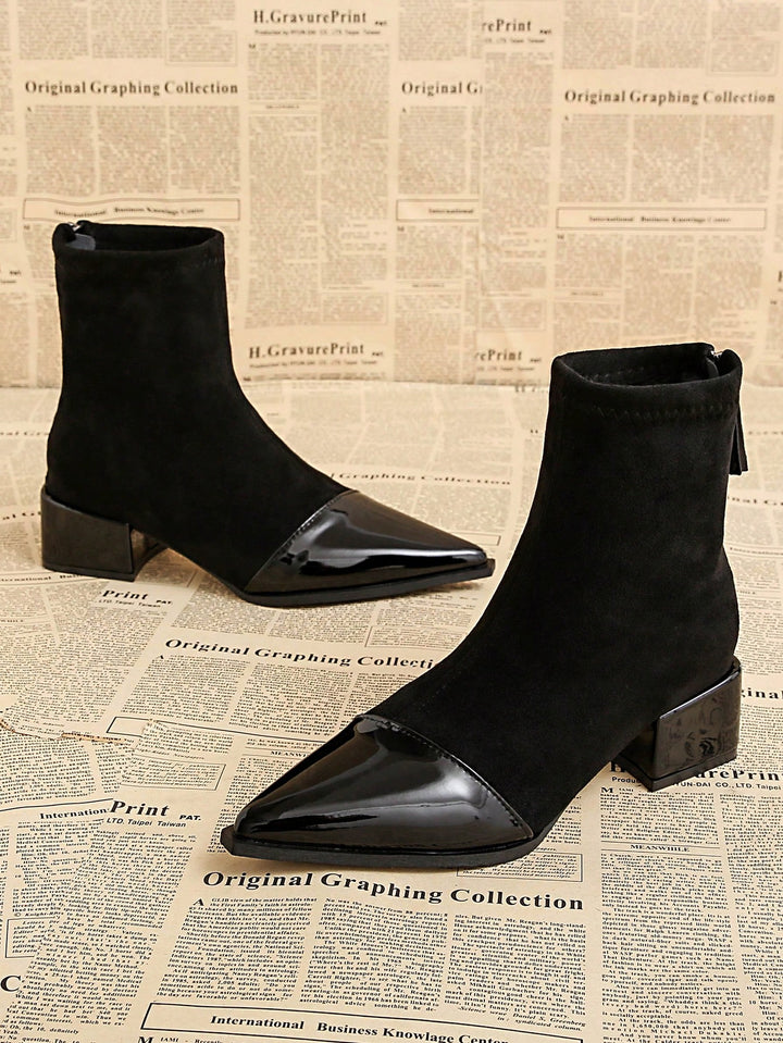 Botine SHEIN, negru