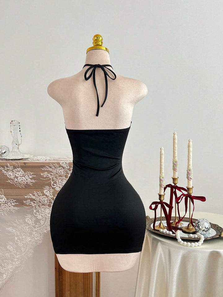 Rochie mini SHEIN, negru
