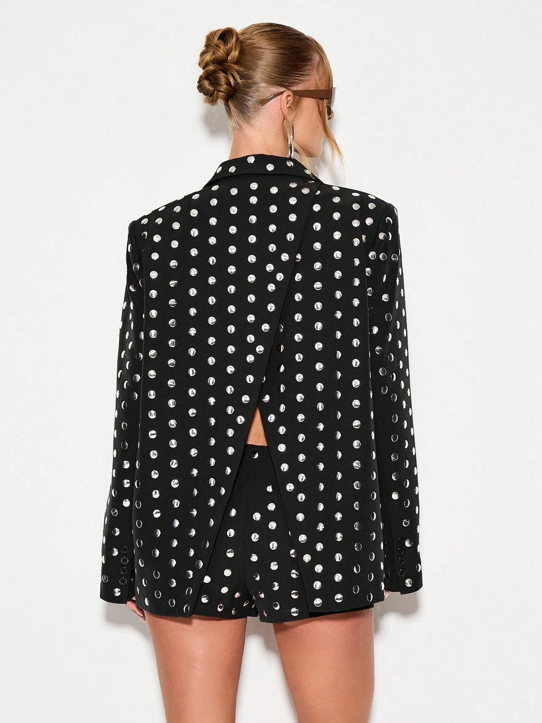 Sacou SHEIN, negru