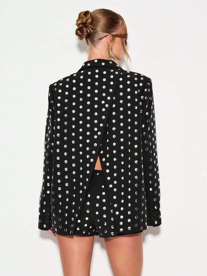 Sacou SHEIN, negru