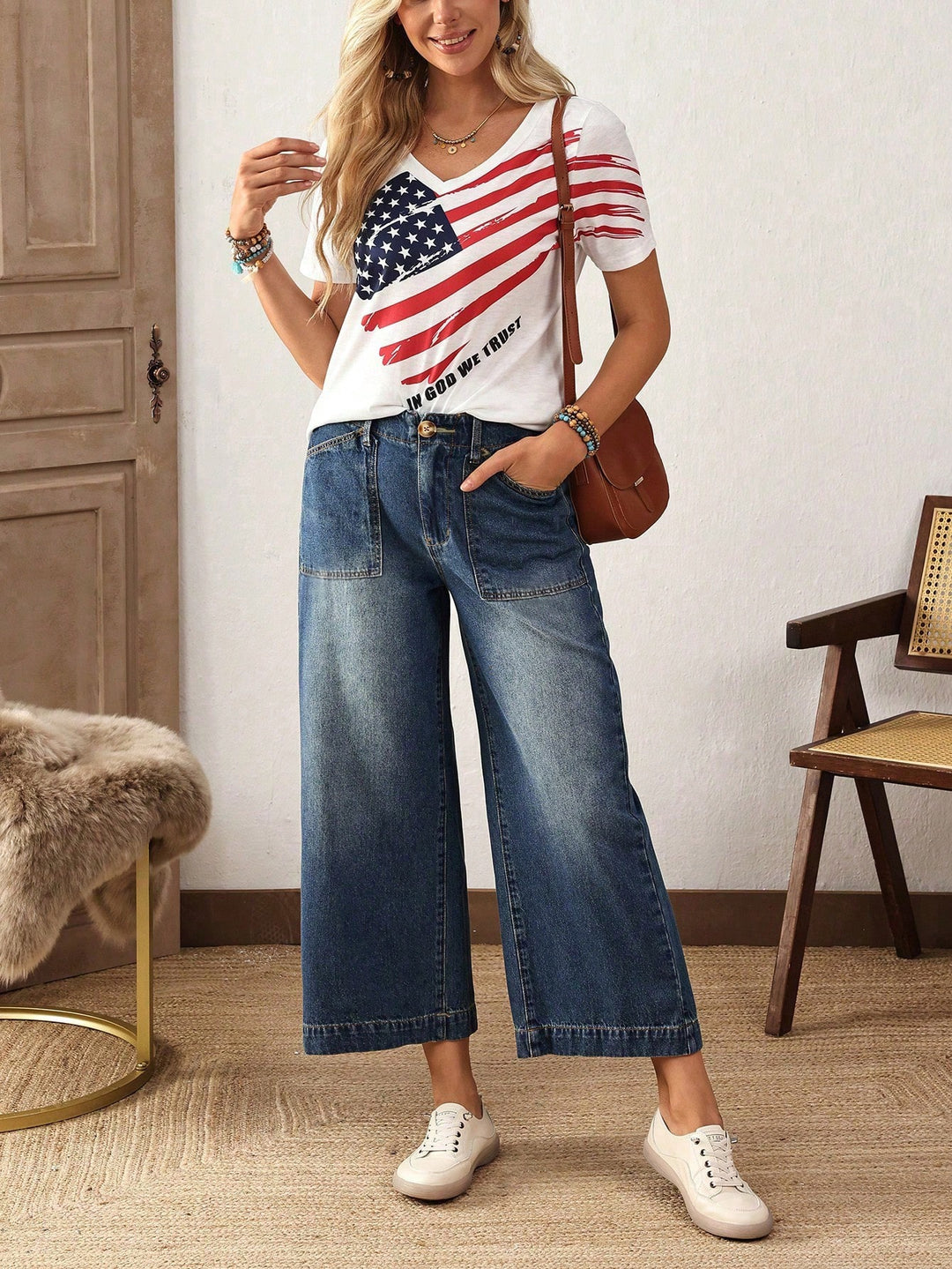 Jeans SHEIN, albastru