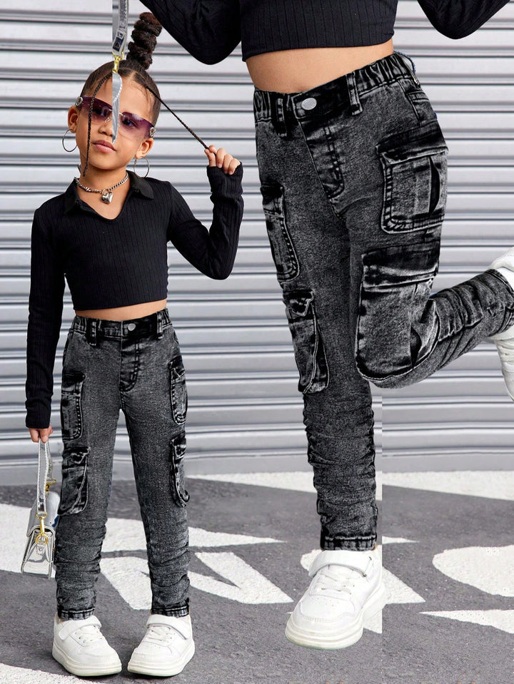 Jeans SHEIN, gri