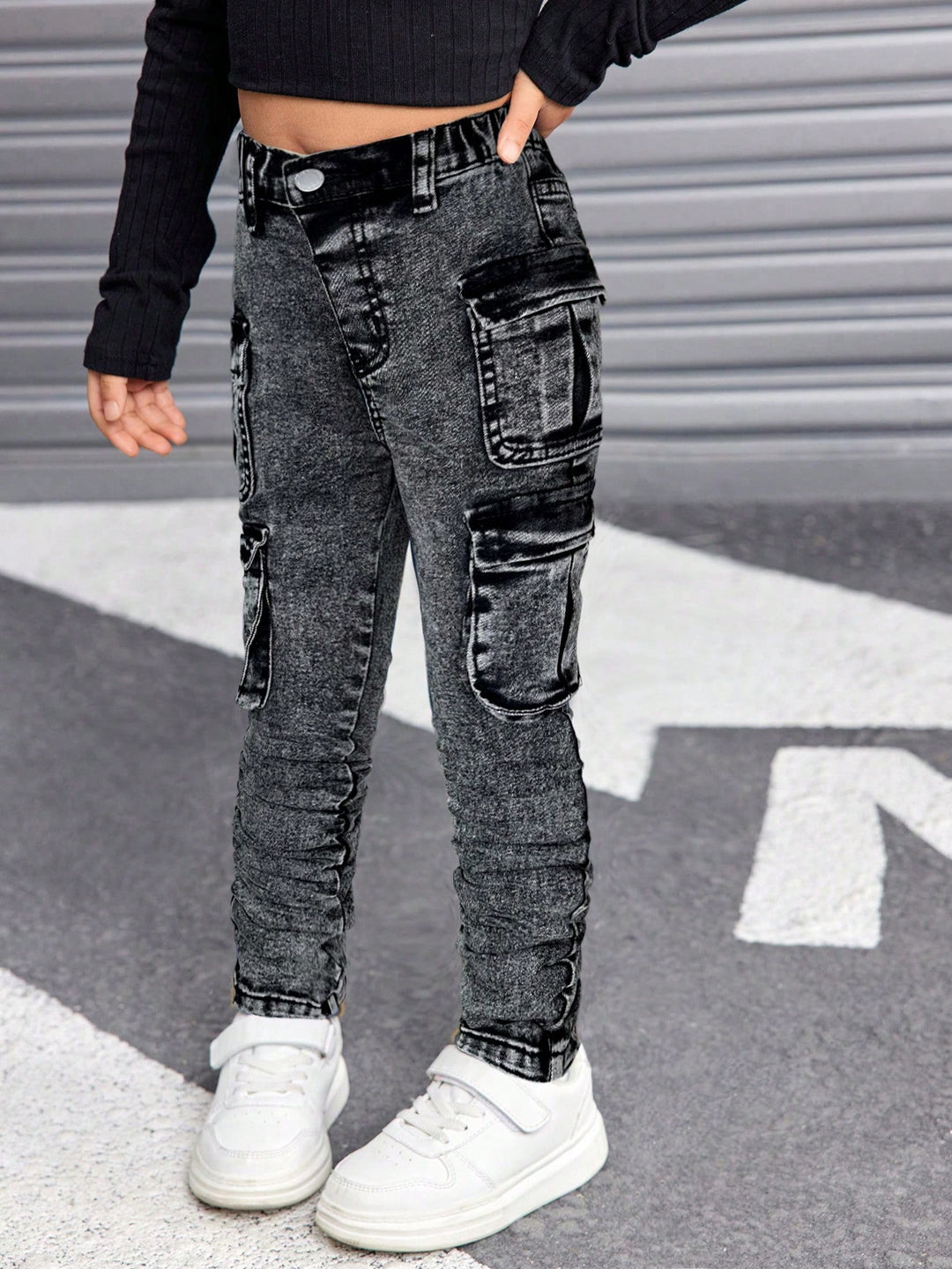 Jeans SHEIN, gri