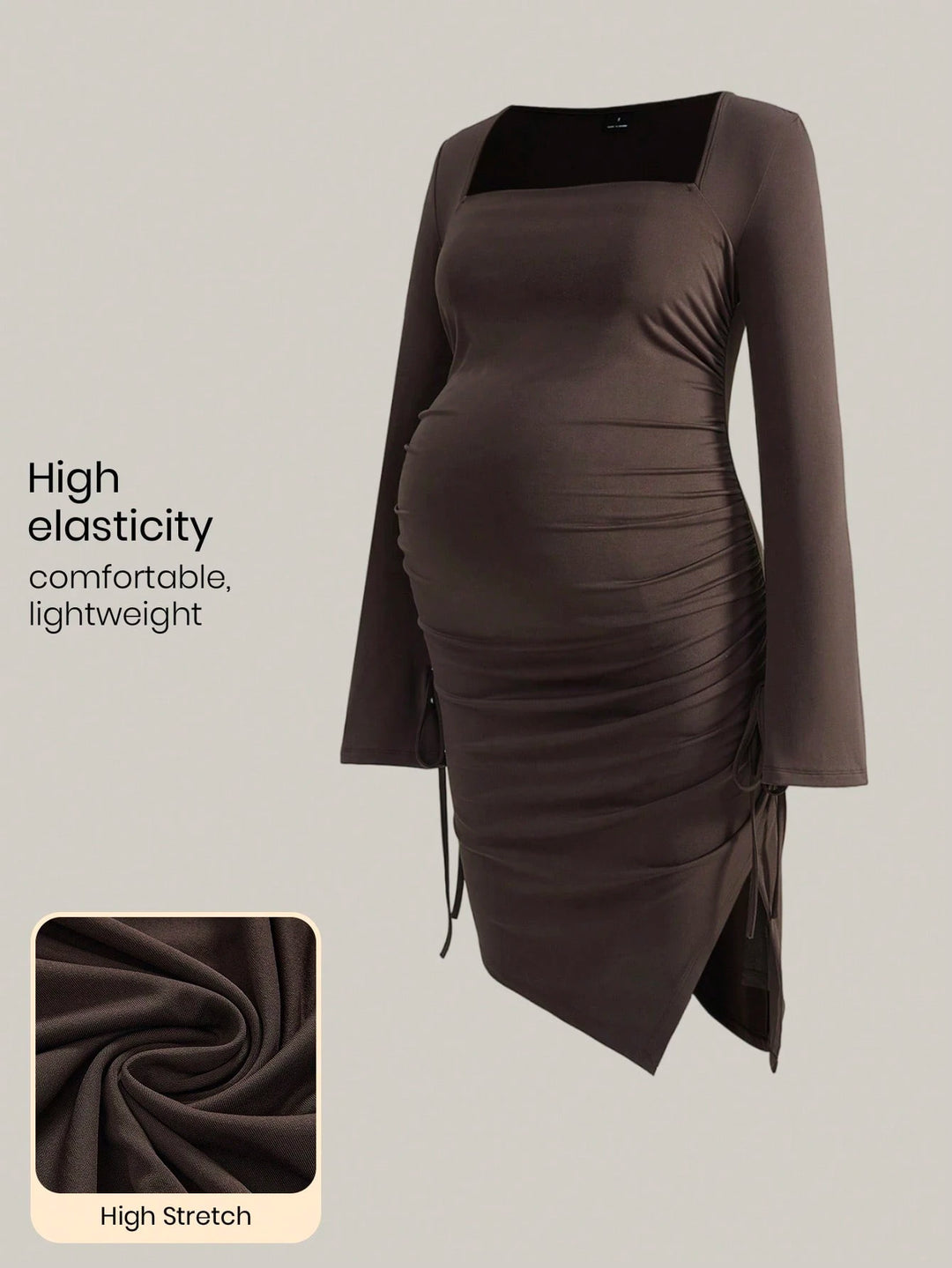 Rochie mini SHEIN, maro