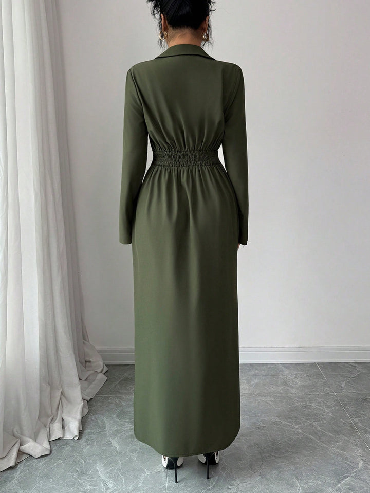 Rochie maxi SHEIN, verde