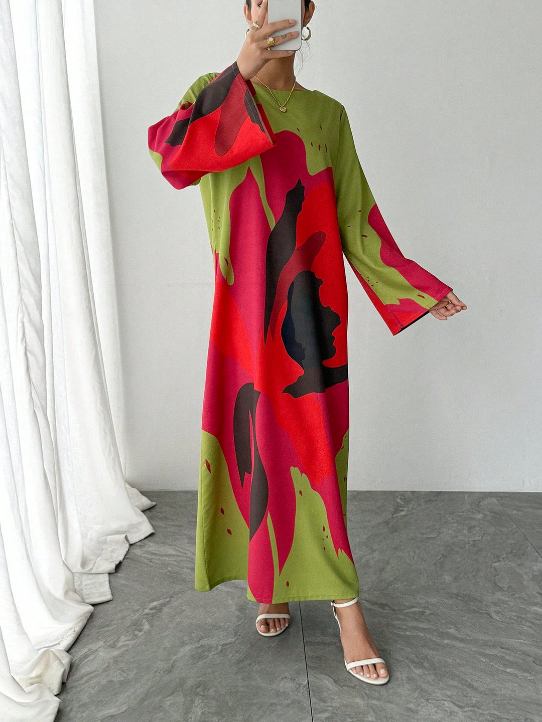 Rochie SHEIN, verde