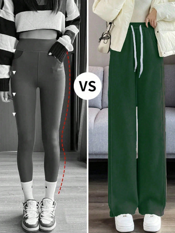Pantaloni SHEIN, verde