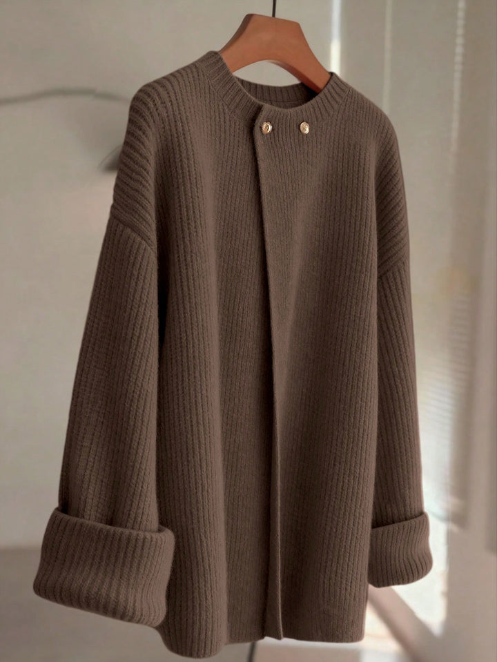 Cardigan SHEIN, maro