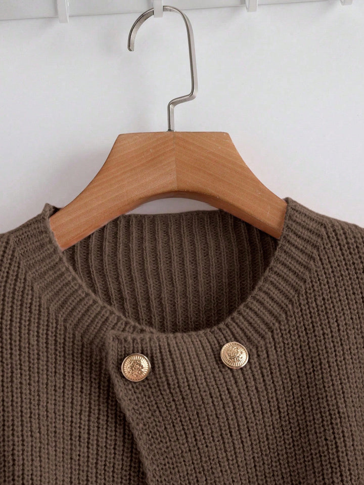 Cardigan SHEIN, maro